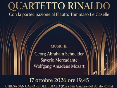 Quartetto Rinaldo 17 ottobre 2026